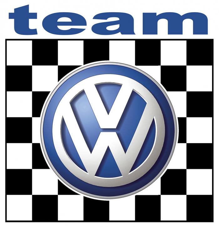 Sticker VW TEAM : Couleur Course