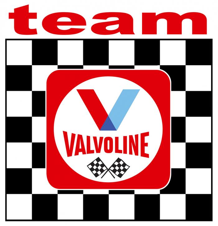 Sticker VALVOLINE TEAM : Couleur Course