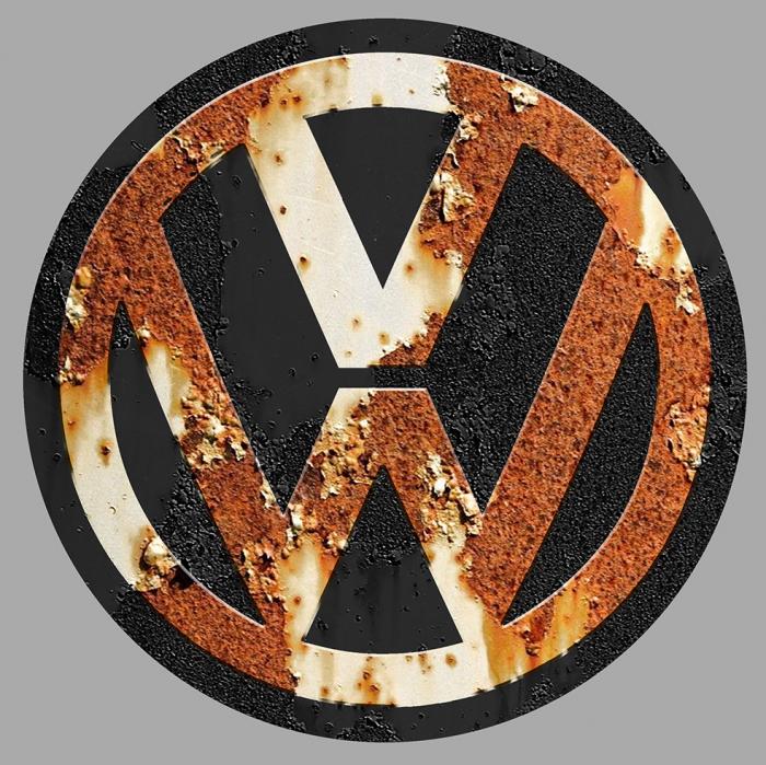 STICKER VW VOLKSWAGEN RUST