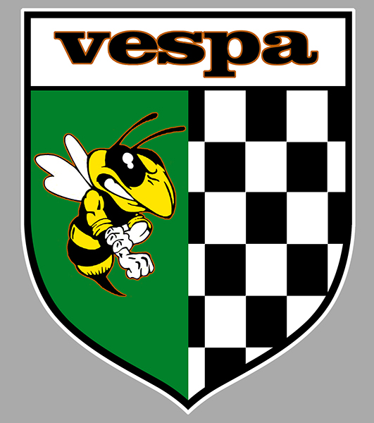Sticker VESPA : Couleur Course