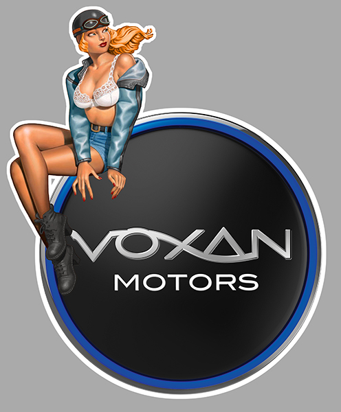 Sticker PINUP VOXAN : Couleur Course