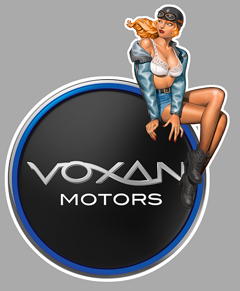 Sticker PINUP VOXAN : Couleur Course