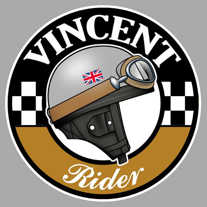 Sticker VINCENT RIDER : Couleur Course