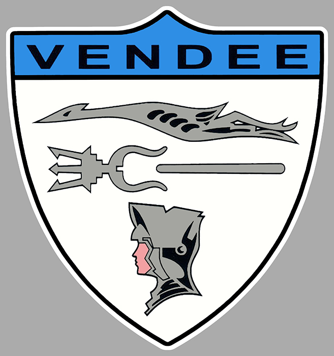 Sticker ESCADRON 1/5 VENDEE : Couleur Course