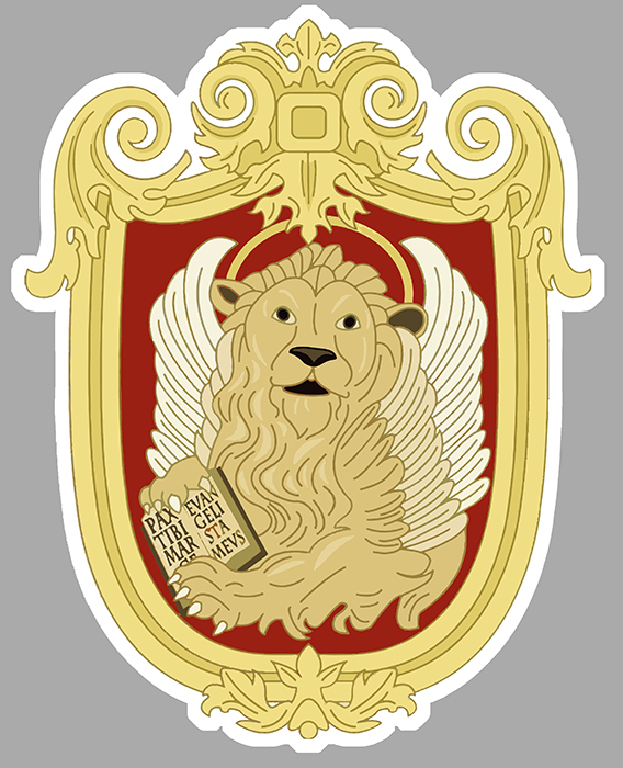 Sticker VENISE ARMOIRIES BLASON : Couleur Course