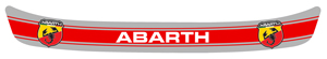 Sticker VISIERE ABARTH : Couleur Course