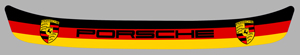 Sticker VISIERE PORSCHE : Couleur Course