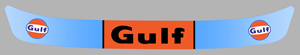 Sticker VISIERE GULF : Couleur Course