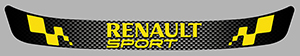 Sticker VISIERE RENAULT : Couleur Course