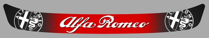 Sticker VISIERE ALFA ROMEO : Couleur Course