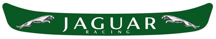 Sticker VISIERE JAGUAR RACING : Couleur Course