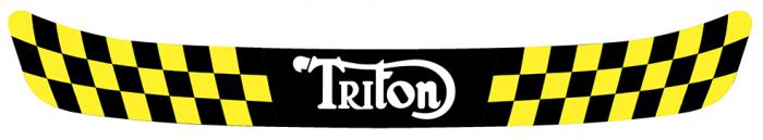 Sticker VISIERE TRITON : Couleur Course