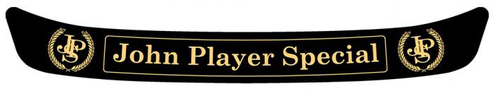 Sticker VISIERE JOHN PLAYER SPECIAL JPS : Couleur Course