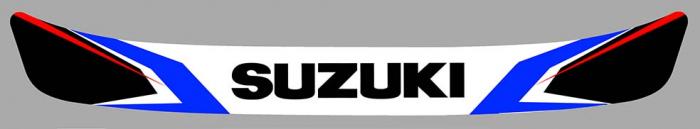 Sticker VISIERE SUZUKI : Couleur Course