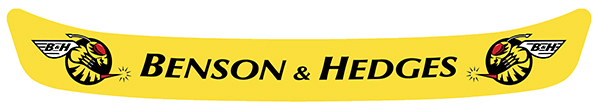 Sticker VISIERE BENSON & HEDGES JORDAN : Couleur Course