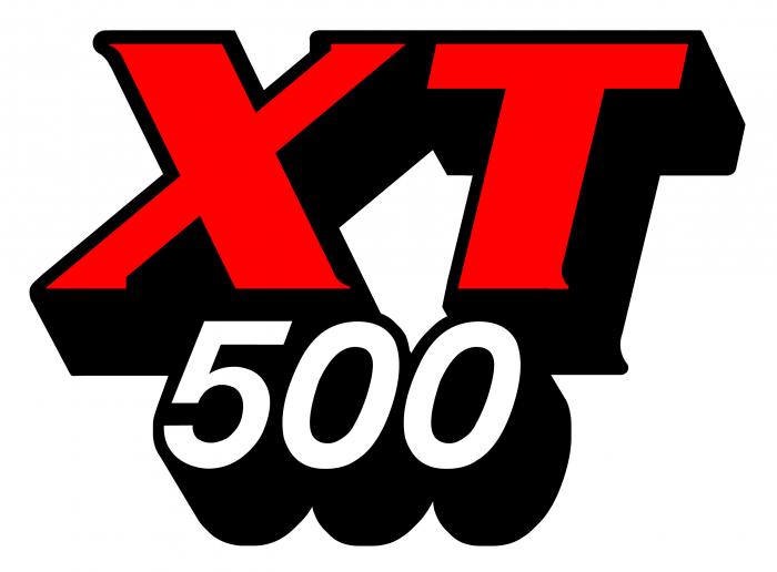 Sticker XT500 YAMAHA  : Couleur Course