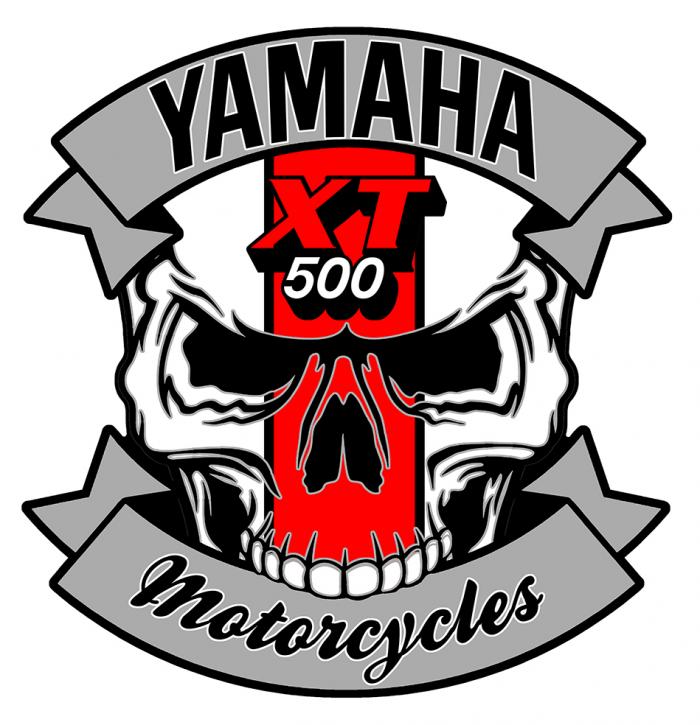Sticker YAMAHA XT500 : Couleur Course