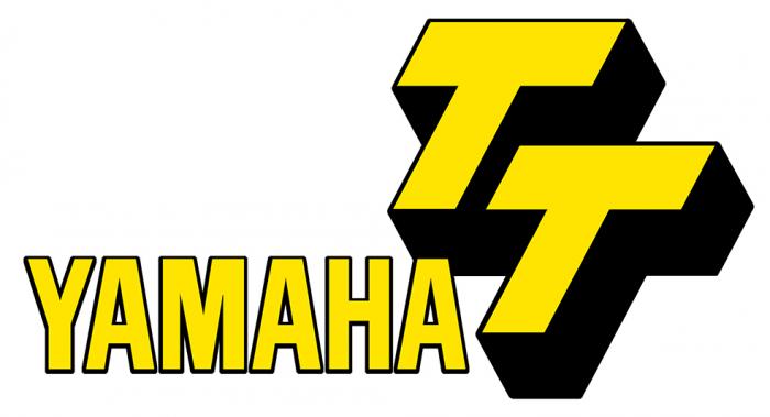 Sticker TT YAMAHA  : Couleur Course