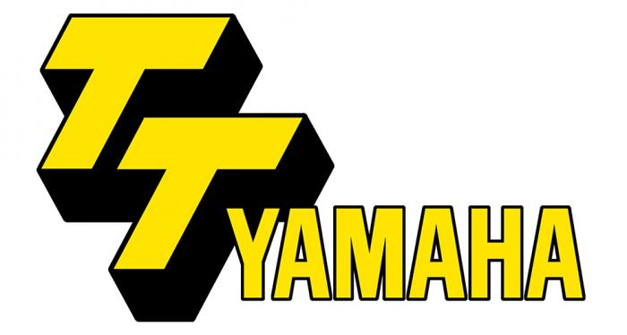 Sticker TT YAMAHA  : Couleur Course