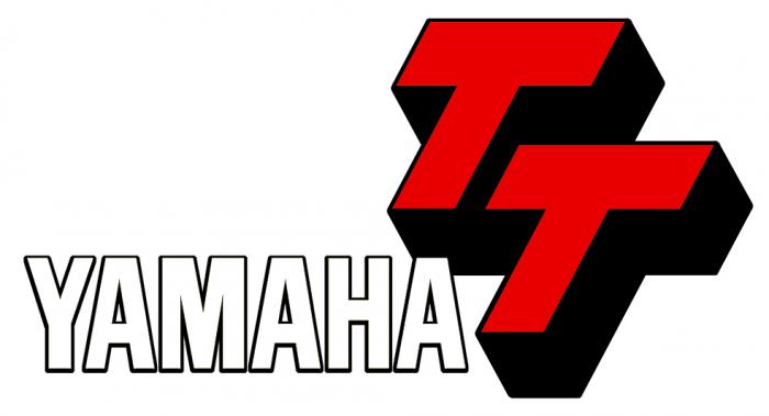 Sticker TT YAMAHA  : Couleur Course