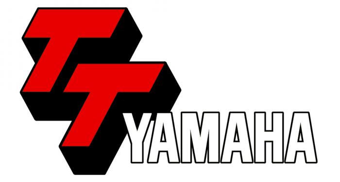Sticker TT YAMAHA  : Couleur Course