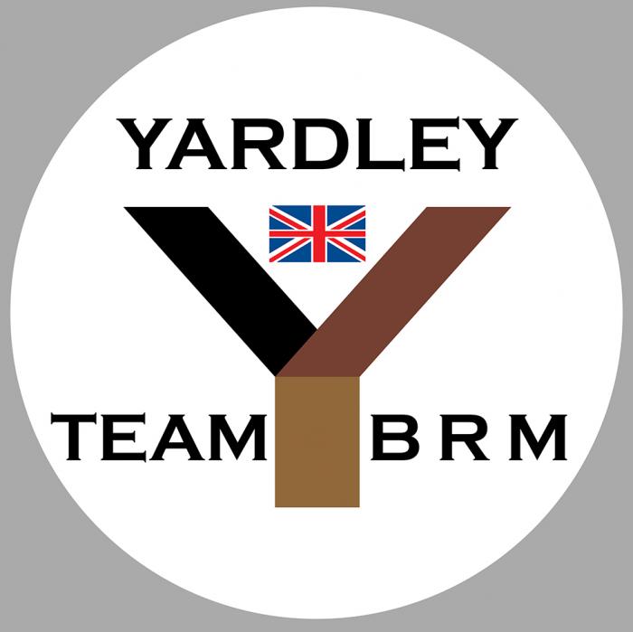 Sticker YARDLEY TEAM BRM : Couleur Course