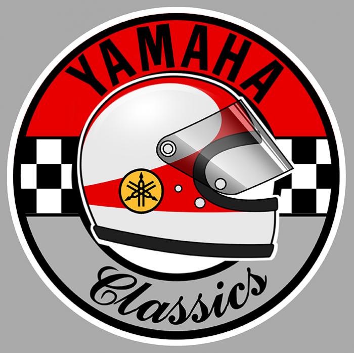 Sticker YAMAHA CLASSIC : Couleur Course