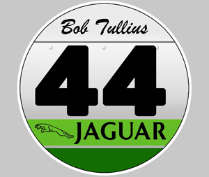 Sticker BOB TULLIUS JAGUAR GROUP 44 : Couleur Course