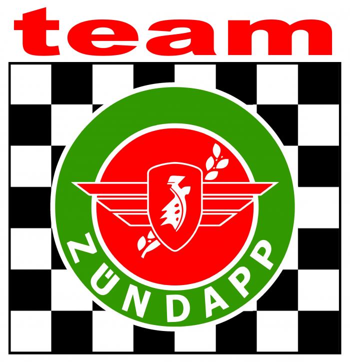 Sticker ZUNDAPP TEAM : Couleur Course